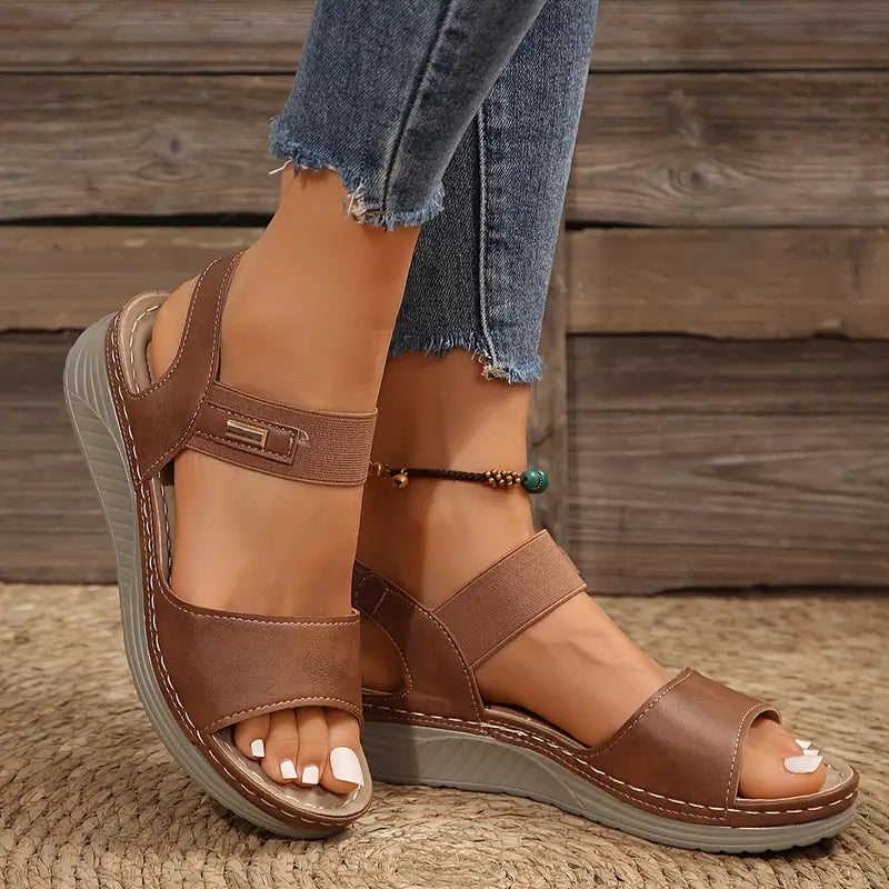 ComfortBloom™ | SUMMER WEDGE SANDALS