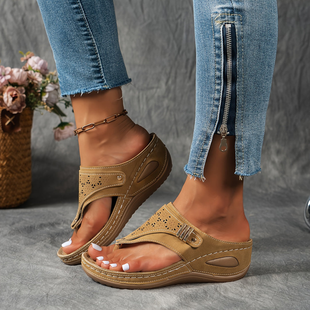 CHLOE™ | RADIANT WEDGE SANDALS