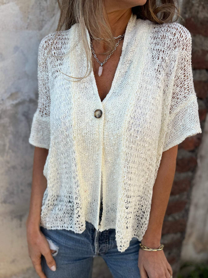 LORENE™ | TEXTURED KNIT TOP